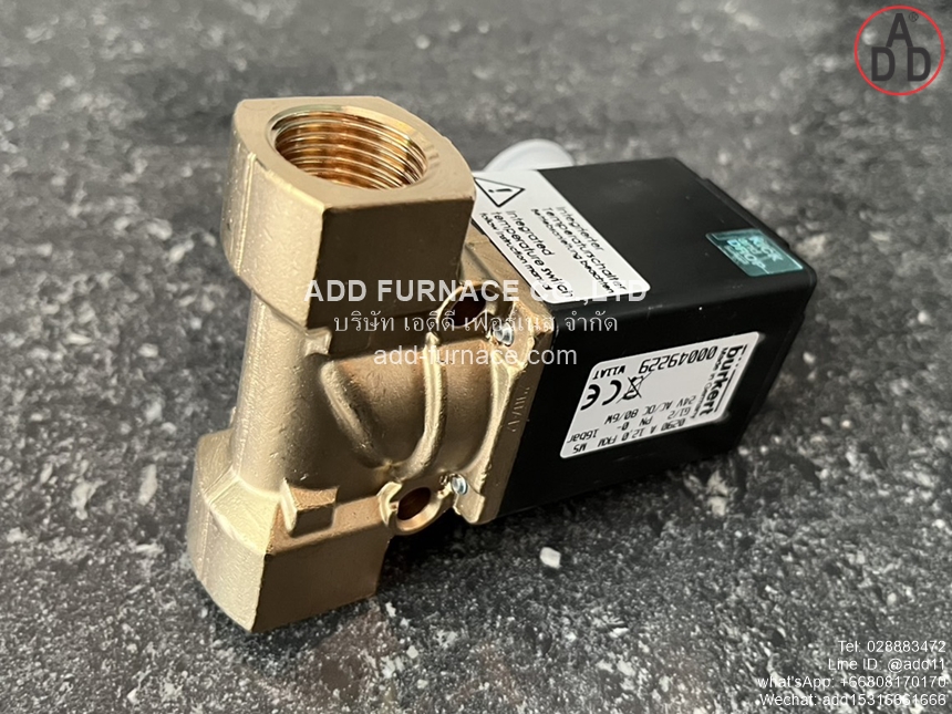 Burkert 0290 A 12,0 FKM MS (24V) (8)